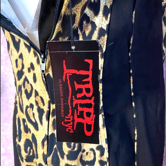 🥀TRIPP NWT animal corset dress, removable straps, back zipper *plus size 3* - Picture 6 of 14